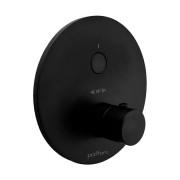 Термостат для душа Paffoni Compact Box встраиваемый 1 потребитель черный матовый CPT013NO