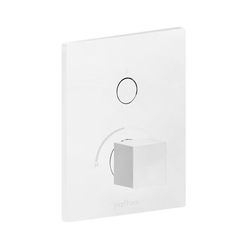 Змішувач для душу Paffoni Compact Box 1 споживач білий матовий CPM513BO
