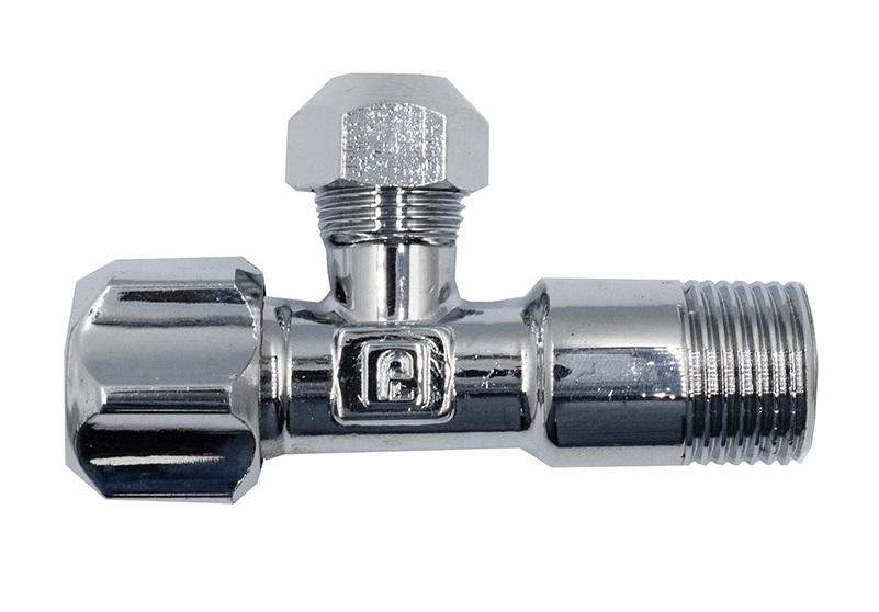 Кран угловой Fado Classic вентильный НН ½''х½'' латунь KZ62