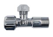 Кран кутовий Fado Classic вентильний ЗЗ ½''х⅜'' латунь KZ61