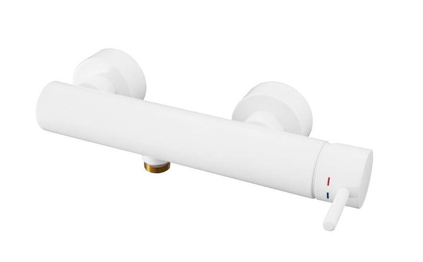 Смеситель для душа Paffoni Light однорычажный белый матовый LIG168BO