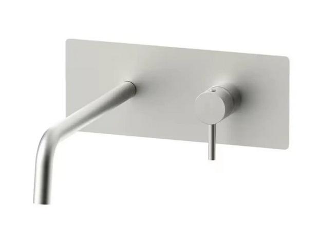 Смеситель для раковины Paffoni Light однорычажный настенный сталь LIGBOX105ST