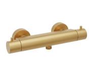 Термостат для душу Paffoni Light Cold Touch Eco-Stop двовентильний матове золото LIQ468HGSP