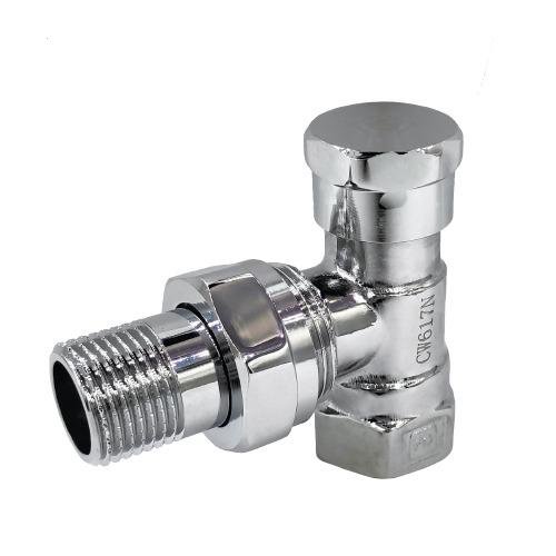 Кран радиаторный Fado New угловой нижний ½'' латунь RC02