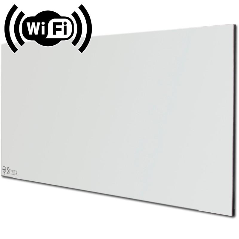 Електричний конвектор Stinex Plaza Ceramic керамічний з терморегулятором WI-FI 500/1000 Вт білий PLC-T 500-1000/220 (WiFi) white