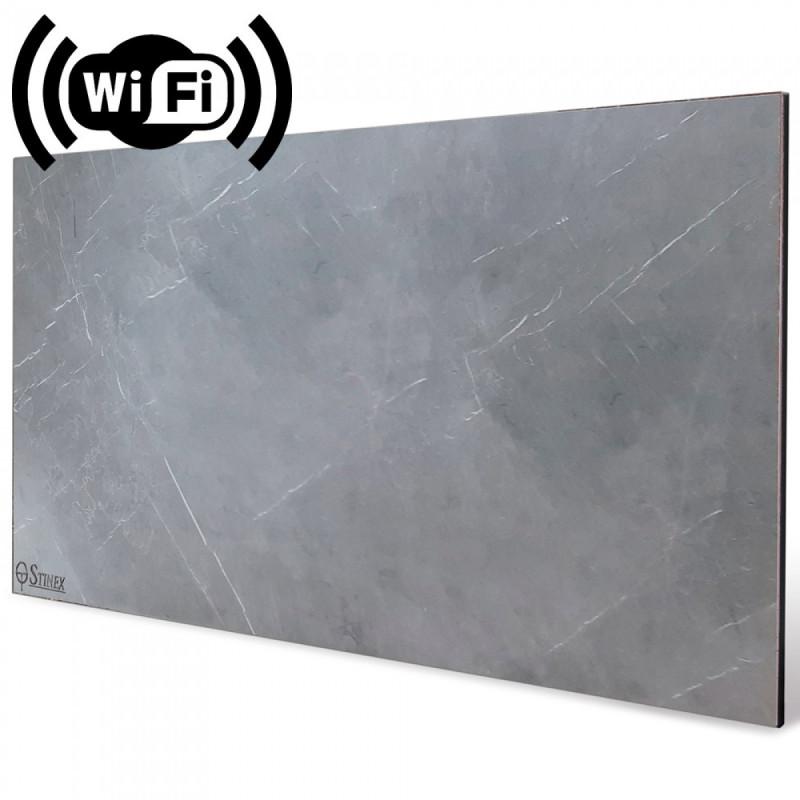 Электрический конвектор Stinex Plaza Ceramic керамический с терморегулятором WI-FI 500/1000 Вт черный PLC-T 500-1000/220 (WiFi) black