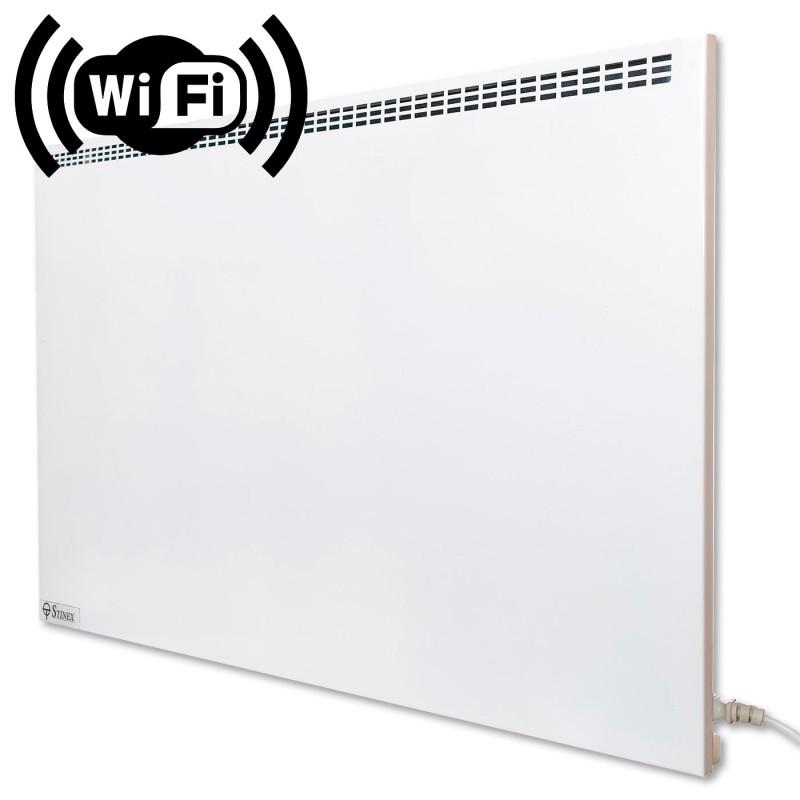Електричний конвектор ІЧ Stinex Plaza металевий з терморегулятором WI-FI 500/1000 Вт білий PL-T 500-1000/220 (WiFi)