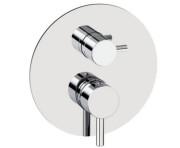Смеситель для душа Paffoni Stick встраиваемый однорычажный 2 потребителя хром SKBOX018CR