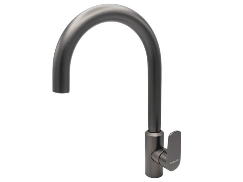 Змішувач для кухні Millz одноважільний сірий MRS-AL-A32 (gray)