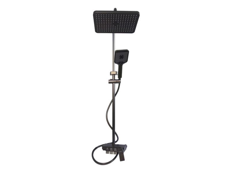 Душевая стойка Millz со смесителем и душевым гарнитуром серый MRS-AL-C200 (gray)