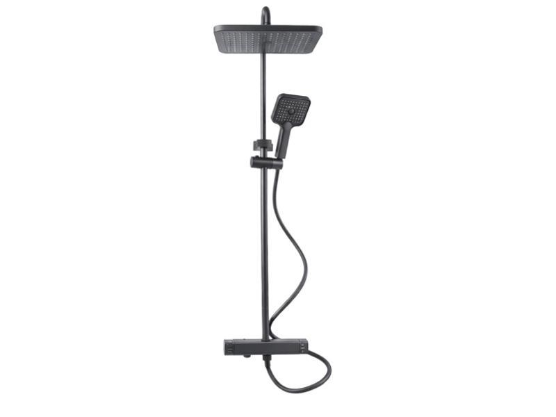Душевая стойка Millz со смесителем и душевым гарнитуром серый MRS-AL-C40 (gray)