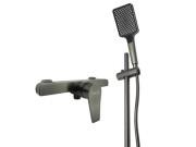Смеситель для душа Millz однорычажный с душевым гарнитуром серый MRS-AL-E2-1(Gray)