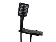 Термостат для ванной Millz с душевым гарнитуром черный MRS-AL-E3(Black)
