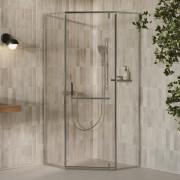 Душевой уголок Ravak X-Point Slim XPSHP3-90 профиль полированный алюминий стекло transparent Х33570C0FZ1