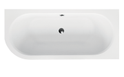 Ванна акриловая Besco Avita Slim 160х75 см правосторонняя глянцевый белый #WAV-160-NPS