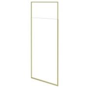 Душова перегородка Besco Icon Walk-In 100х200 см профіль золото/прозоре скло ICG-100-200C