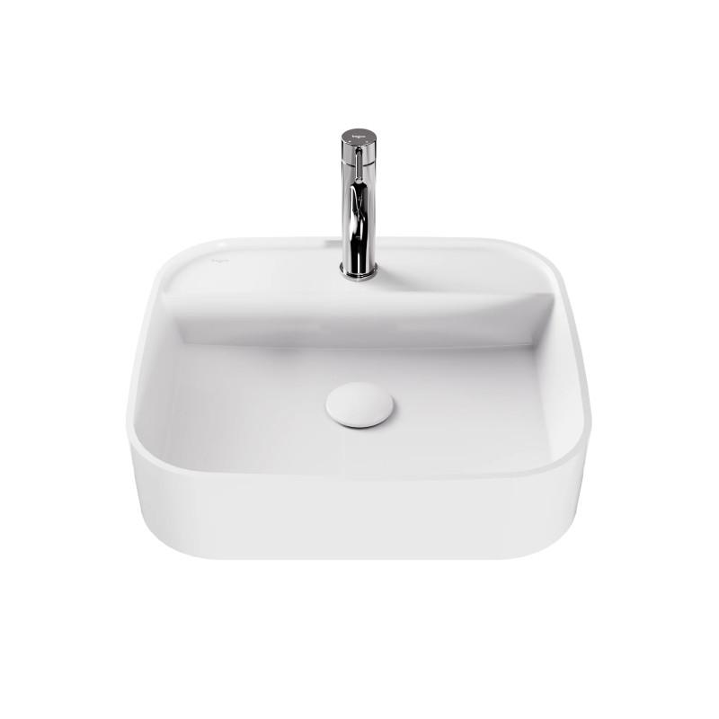 Раковина для ванной Besco Assos Cera-Line 45х40 см керамика CeraBe белый глянцевый UNC-45-ASB