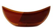 Ванна Besco Axya 180х80 см із сифоном клік-клак білий ResiCast Earth Rust #WAA-180-ERW