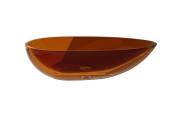 Раковина для ванної Besco Neya 60х35 см сифон клік-клак чорний матовий ResiCast Earth Rust #UMN-60-ERB