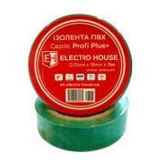 Ізолента Electro House 11 м ПВХ зелений EH-AHT-1807