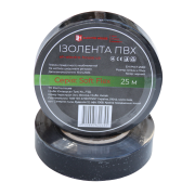 Изолента Electro House Soft Flex 25 м ПВХ черный EH-PVCT-25BK