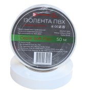 Изолента Electro House Soft Flex 50 м ПВХ белый EH-PVCT-50W