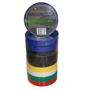 Ізолента Electro House Soft Flex 50 м ПВХ асорті  EH-PVCT-50A