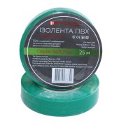 Изолента Electro House Soft Flex 25 м ПВХ зеленый EH-PVCT-25G