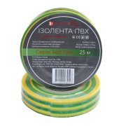 Изолента Electro House Soft Flex 25 м ПВХ желто-зеленый EH-PVCT-25YG