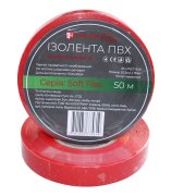 Изолента Electro House Soft Flex 50 м ПВХ красный EH-PVCT-50R