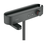 Термостат для ванної Hansgrohe ShowerTablet Select одновентильний чорний матовий хром 24340340