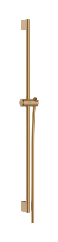 Штанга для душу Hansgrohe Pulsify S 90 см з тримачем та шлангом 160 см матова бронза 24401140