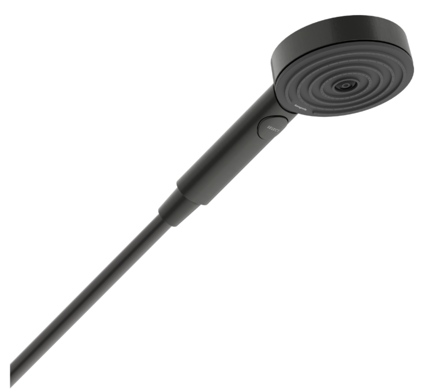 Душова лійка Hansgrohe Pulsify Select Relaxation EcoSmart Ø105 мм 3-режимна чорний матовий хром 24111340