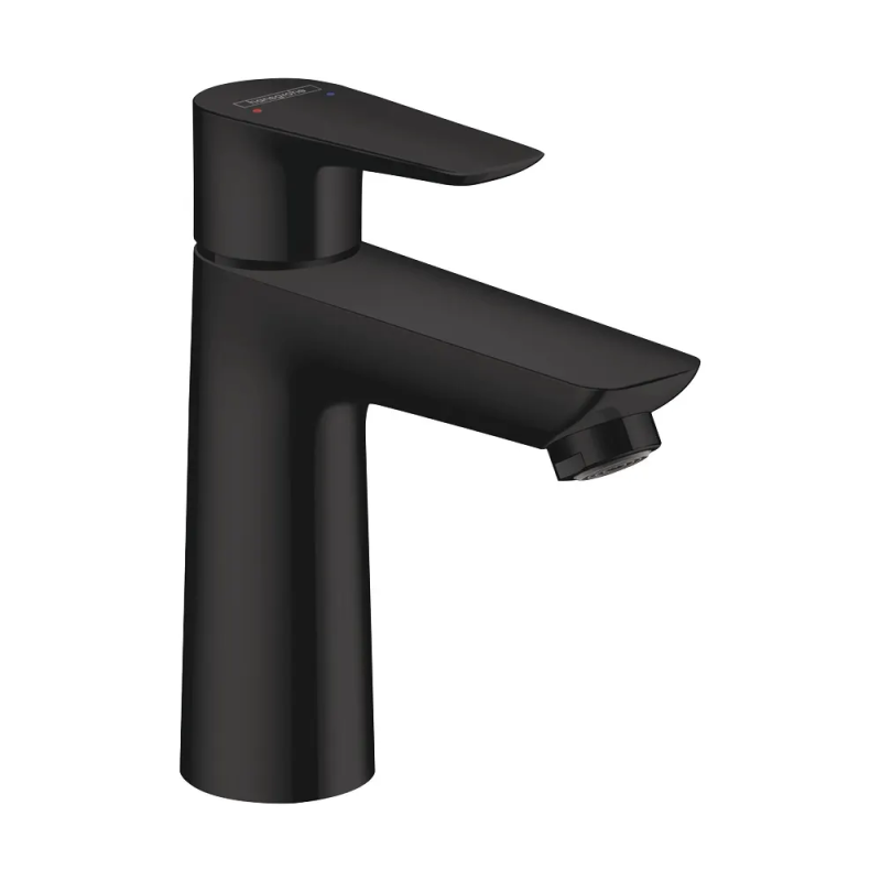 Змішувач для раковини Hansgrohe Talis E одноважільний з донним клапаном чорний матовий 71789670