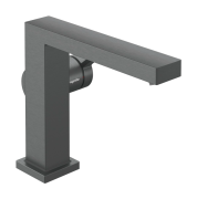 Змішувач для раковини Hansgrohe Tecturis E CoolStart EcoSmart+ із донним клапаном чорний матовий хром 73023340