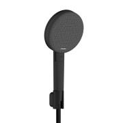 Ручной душ на держателе Hansgrohe Raindance Alive Select S EcoSmart Ø125 мм 3-режимный черный матовый 24612670