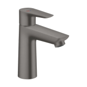 Смеситель для раковины Hansgrohe Talis E CoolStart однорычажный с донным клапаном черный матовый хром 71792340