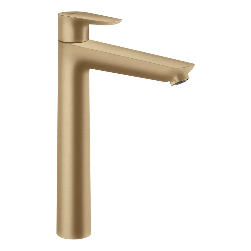 Смеситель для раковины Hansgrohe Talis E однорычажный с донным клапаном pop-up матовая бронза 71797140