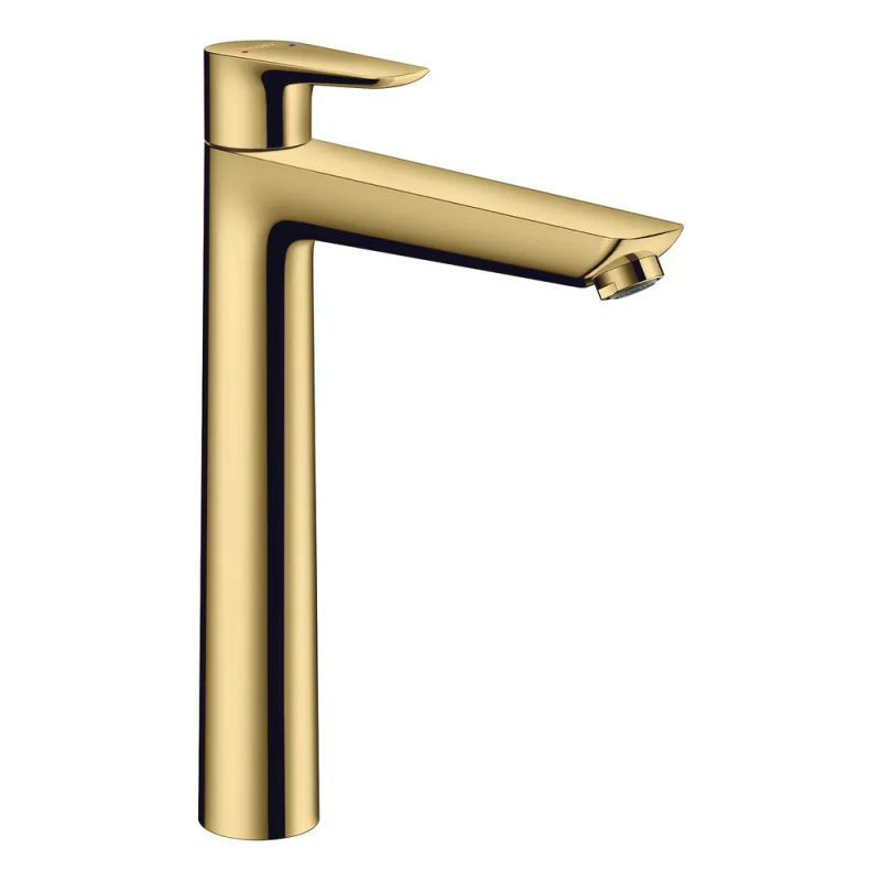 Смеситель для раковины Hansgrohe Talis E однорычажный с донным клапаном pop-up полированное золото 71797990