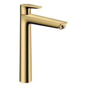 Смеситель для раковины Hansgrohe Talis E однорычажный с донным клапаном pop-up полированное золото 71797990