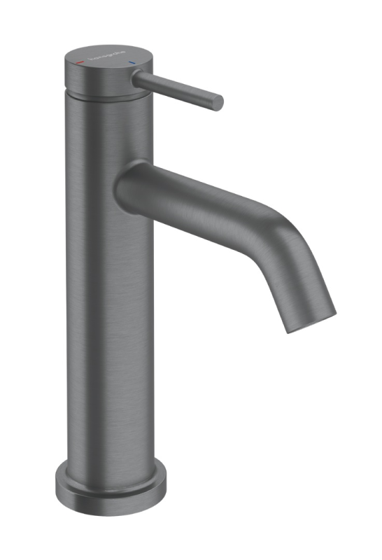Смеситель для раковины Hansgrohe Tecturis S CoolStart EcoSmart+ с донным клапаном матовый черный хром 73314340