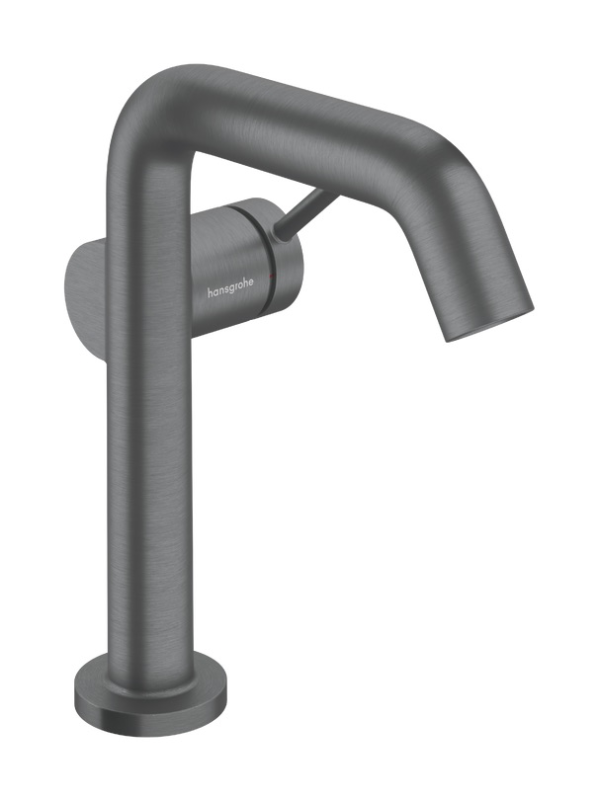 Змішувач для раковини Hansgrohe Tecturis S CoolStart EcoSmart+ одноважільний матовий чорний хром 73341340