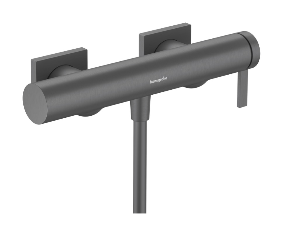 Смеситель для душа Hansgrohe Tecturis E однорычажный матовый черный хром 73620340
