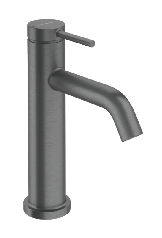 Смеситель для раковины Hansgrohe Tecturis S EcoSmart+ однорычажный матовый черный хром 73311340