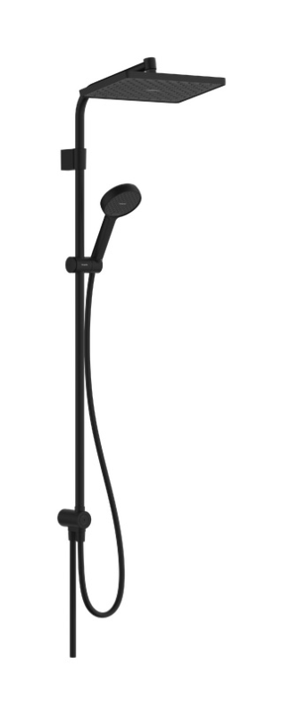 Душевая стойка Hansgrohe Activera Q Showerpipe 290/180 1jet EcoSmart Reno матовый черный 28757670