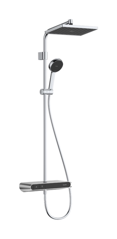 Душова стійка Hansgrohe Activera S Showerpipe 290/180 1jet EcoSmart+ з термостатом ShowerTablet Select 360 Varia хром 28649000