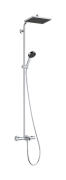 Душова стійка для ванни Hansgrohe Activera Q 290/180 1jet EcoSmart з термостатом Ecostat Fine хром 28753000