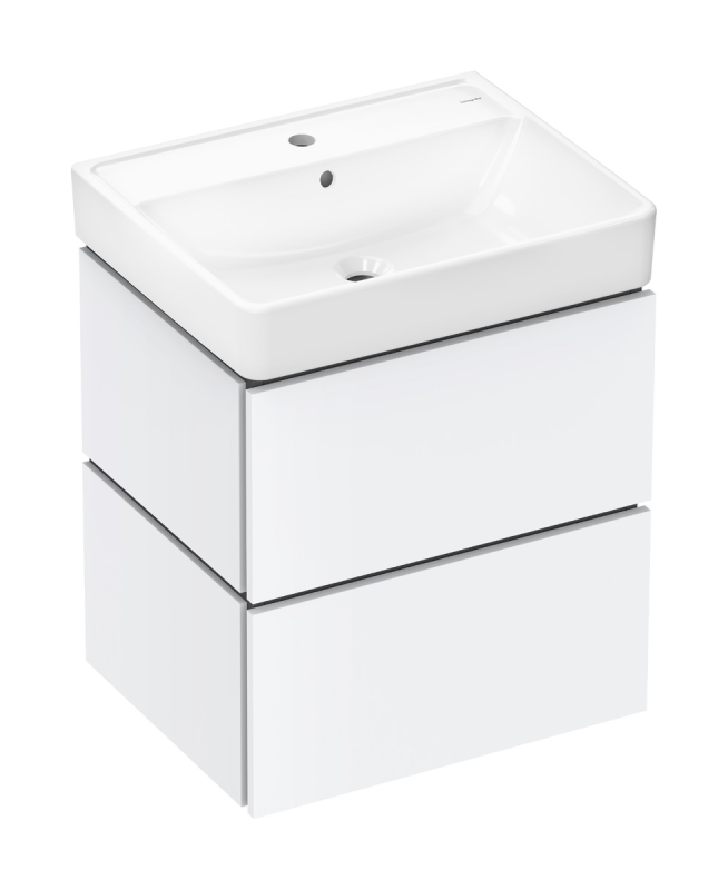 Тумба Hansgrohe Xilesa E з раковиною Xanuia Q 60х48 см МДФ матовий білий 54396700