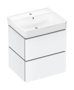 Тумба Hansgrohe Xilesa E с раковиной Xanuia Q 60х48 см МДФ матовый белый 54396700