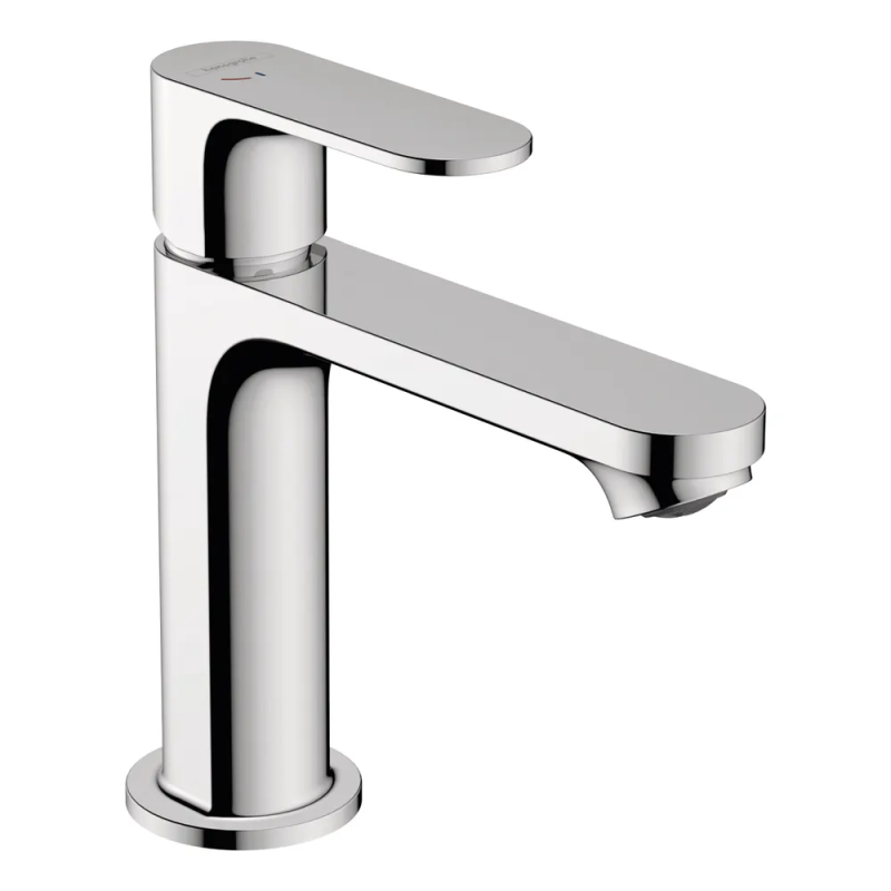 Смеситель для раковины Hansgrohe Rebris S CoolStart EcoSmart+ однорычажный с донным клапаном pop-up хром 72174000